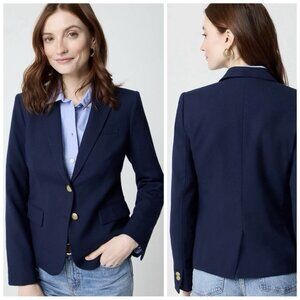 J. By J. Crew Original Schoolboy Blazer Navy Blue Career Preppy